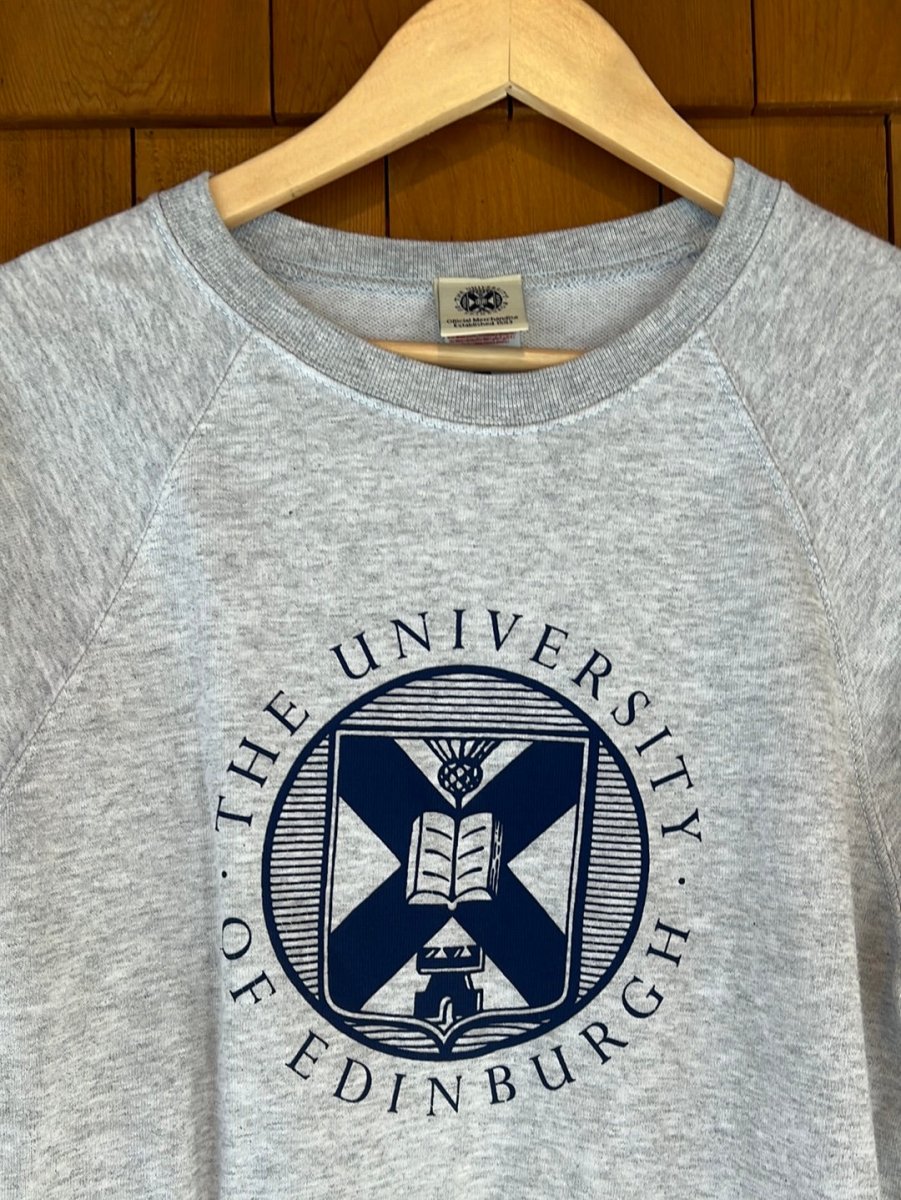 Vintage University of Edinburgh Raglan Sweatshirt - Diamonds & Rust