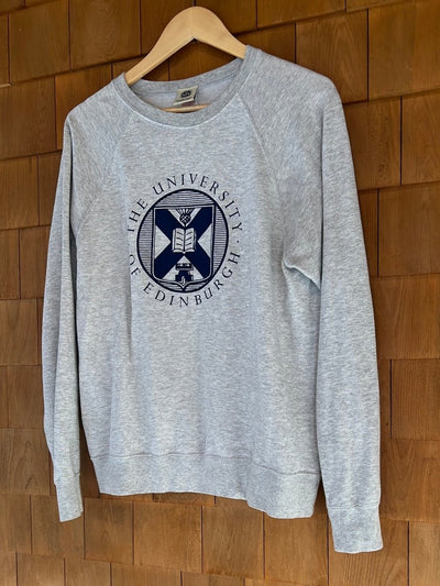 Vintage University of Edinburgh Raglan Sweatshirt - Diamonds & Rust