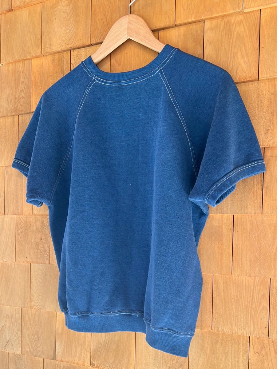 Vintage Warm Up Sweatshirt - Navy Blue - Diamonds & Rust