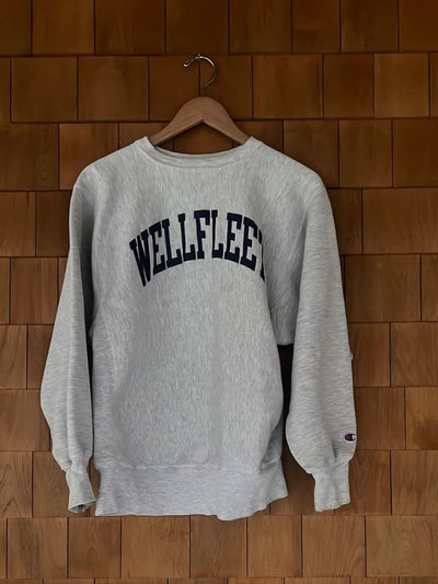 Vintage WELLFLEET Reverse Weave Champion Sweatshirt - Diamonds & Rust