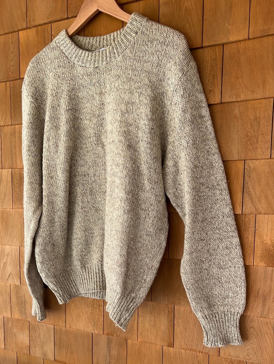 Vintage White Mountain Woolens Wool Sweater - Oatmeal - Diamonds & Rust