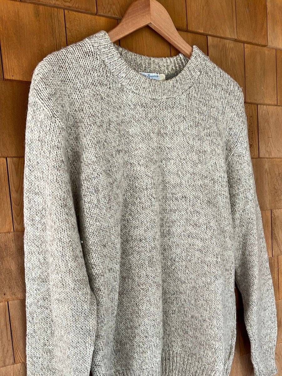 Vintage White Mountain Woolens Wool Sweater - Oatmeal - Diamonds & Rust