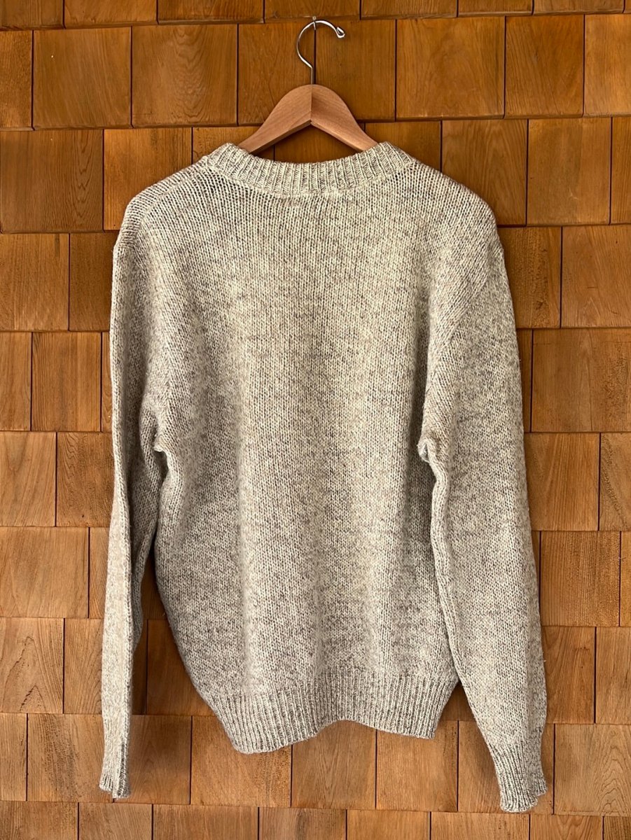 Vintage White Mountain Woolens Wool Sweater - Oatmeal - Diamonds & Rust