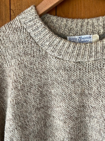 Vintage White Mountain Woolens Wool Sweater - Oatmeal - Diamonds & Rust
