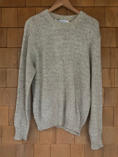 Vintage White Mountains Woolens Sweater - Oatmeal - Diamonds & Rust