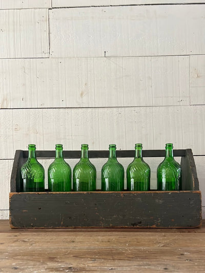 Vintage Wood Tool Caddy - Diamonds & Rust