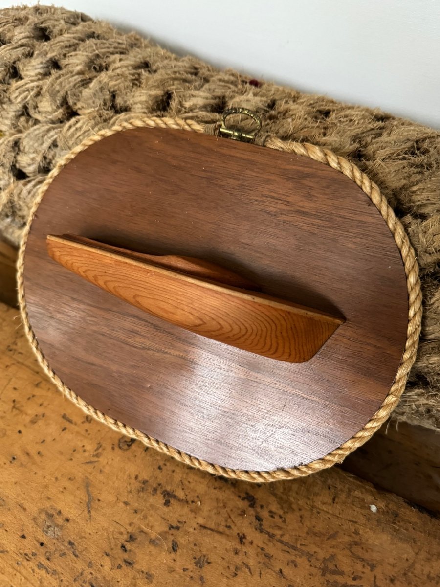 Vintage Wooden Boat Plaque - Diamonds & Rust