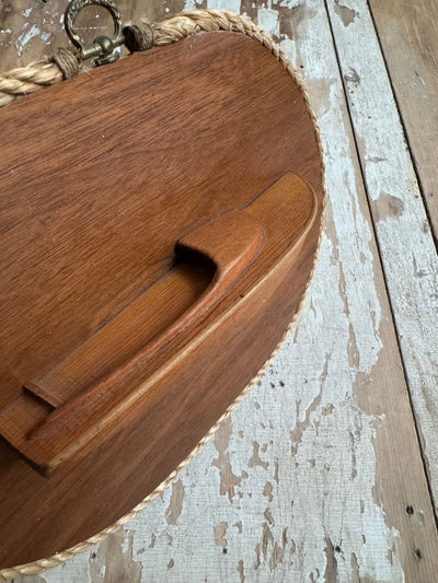 Vintage Wooden Boat Plaque - Diamonds & Rust