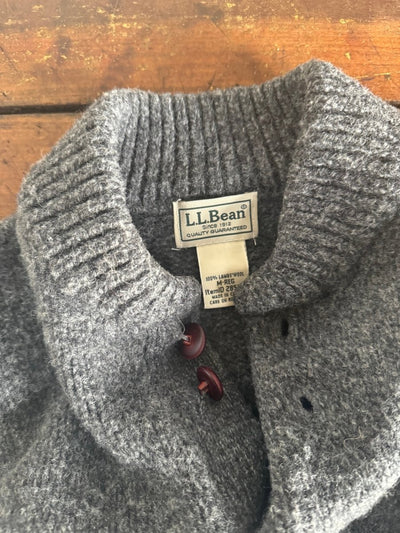 Vintage Wool Sweater - Charcoal Grey - Diamonds & Rust