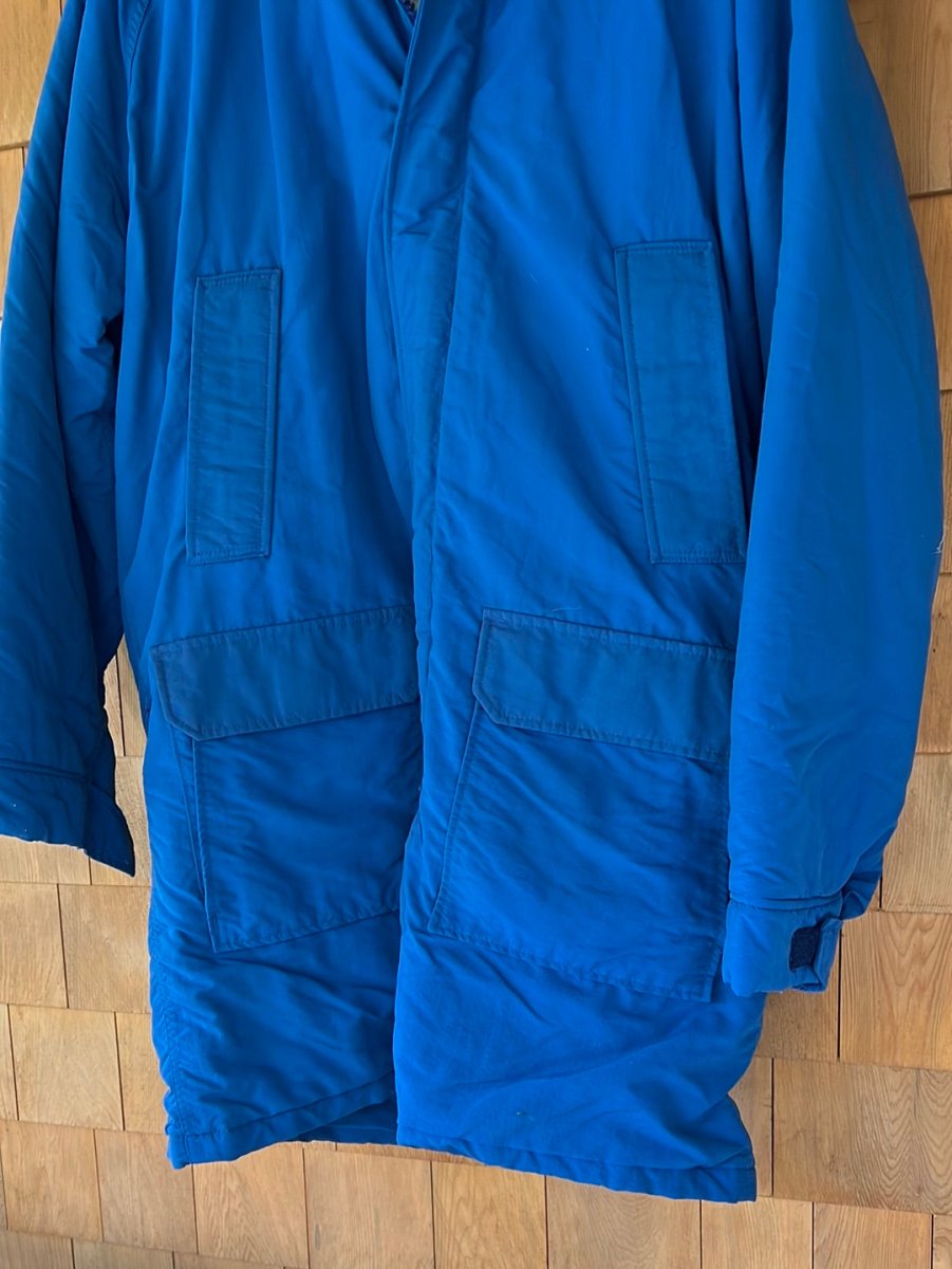 Vintage Woolrich Blanket Lined Parka - Navy Blue - Diamonds & Rust