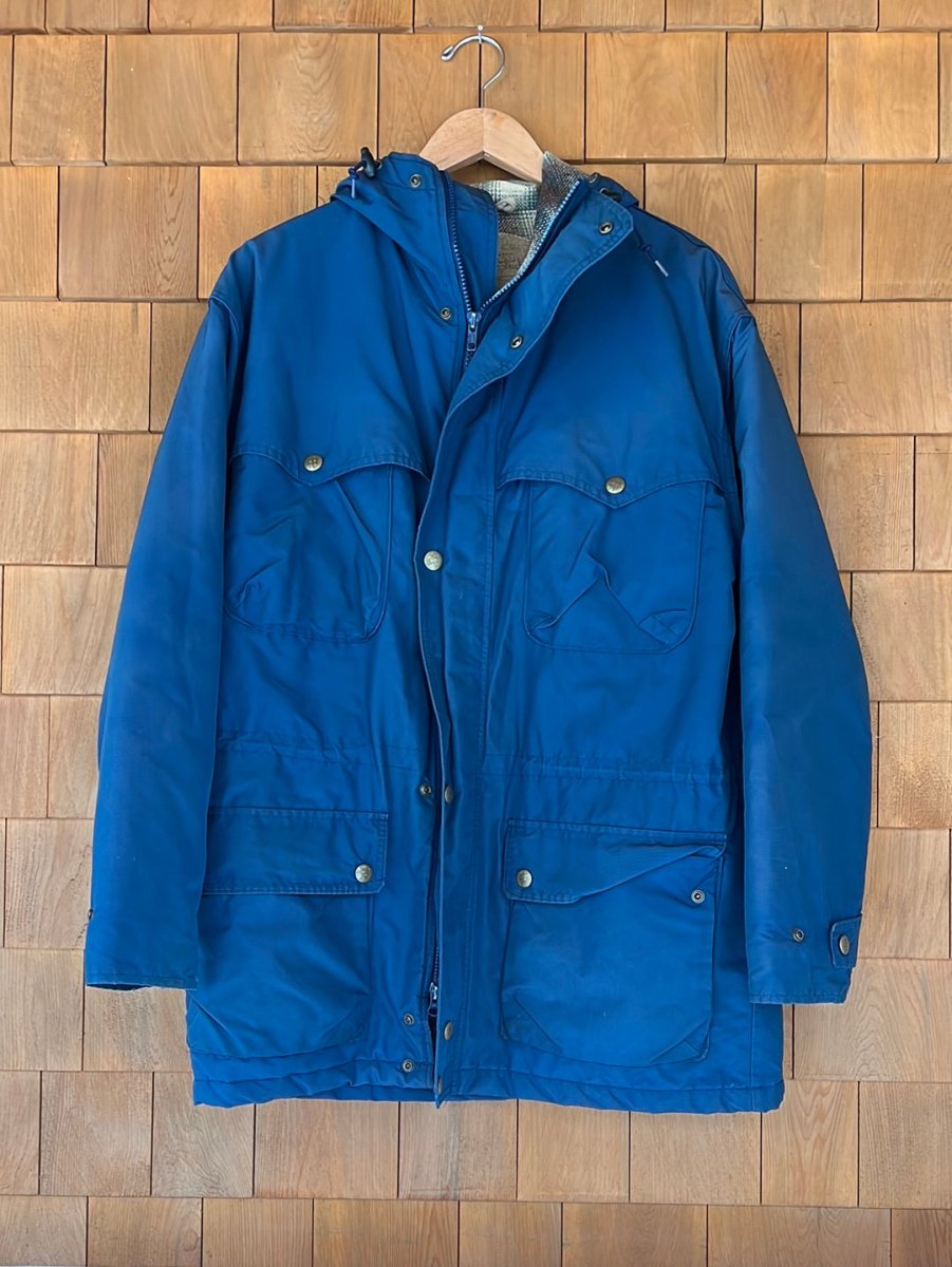 Vintage WOOLRICH Parka - Navy Blue - Diamonds & Rust
