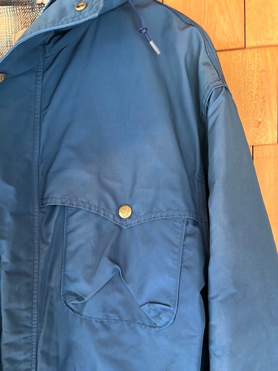Vintage WOOLRICH Parka - Navy Blue - Diamonds & Rust