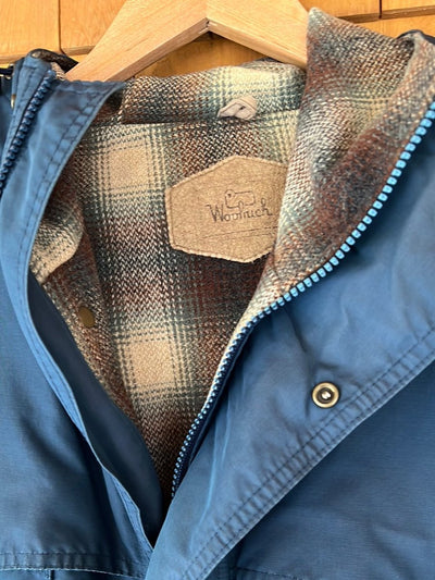 Vintage WOOLRICH Parka - Navy Blue - Diamonds & Rust