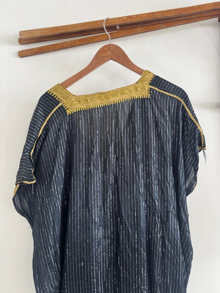 VTG 1960's Tie Duster Peignoir - Diamonds & Rust