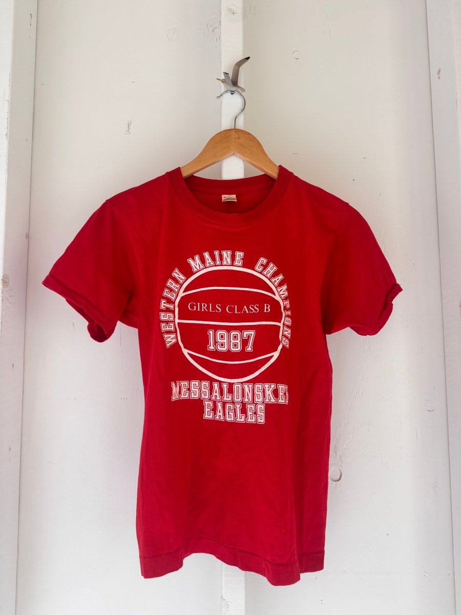 VTG 1987 Girls Class B Champions Tee Shirt - Diamonds & Rust
