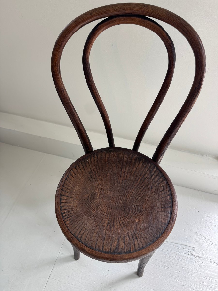 VTG Asira Bentwood Chair - Curve Back - Diamonds & Rust