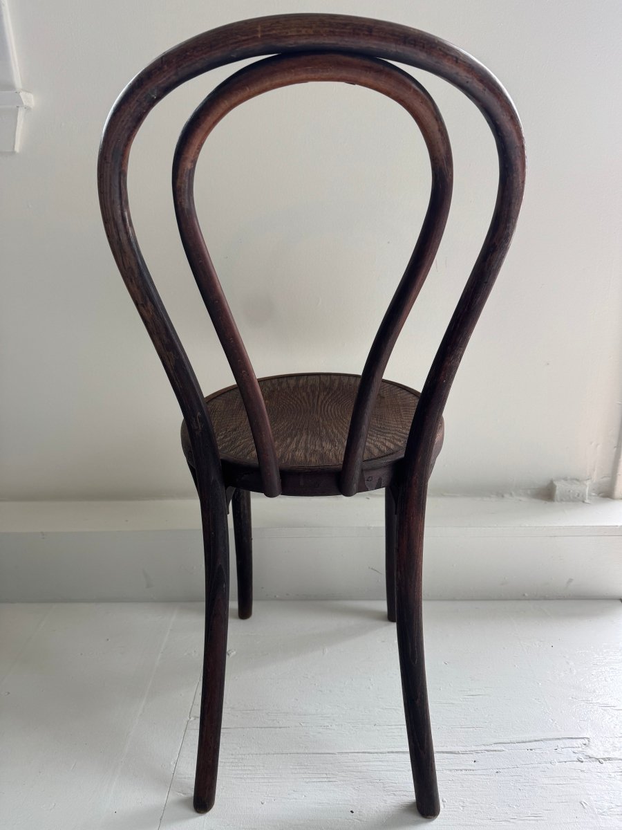 VTG Asira Bentwood Chair - Curve Back - Diamonds & Rust