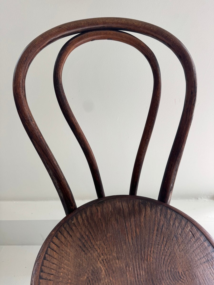VTG Asira Bentwood Chair - Curve Back - Diamonds & Rust