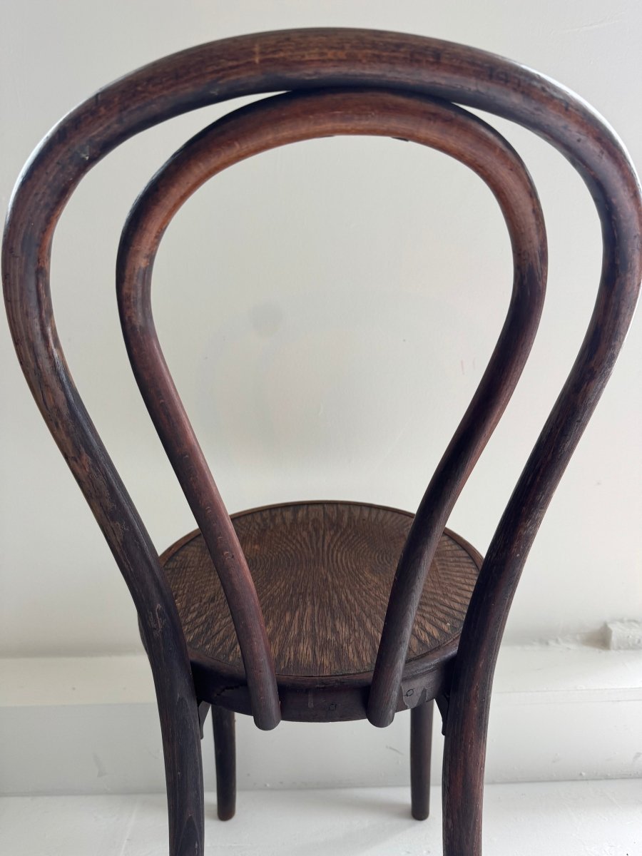 VTG Asira Bentwood Chair - Curve Back - Diamonds & Rust