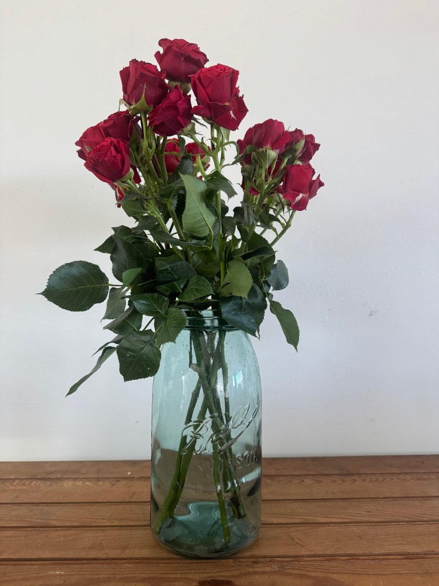 VTG ATLAS EZ Seal Mason Jar - Diamonds & Rust