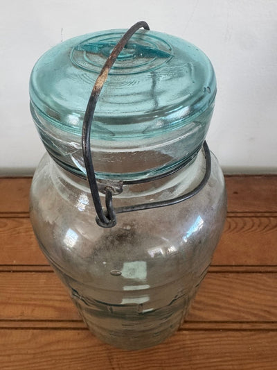 VTG ATLAS EZ Seal Mason Jar - Diamonds & Rust