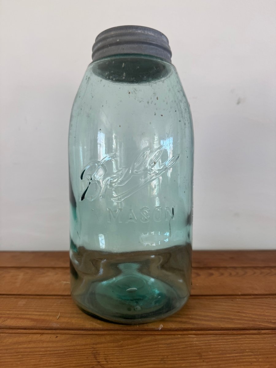 VTG BALL Mason Jar - Blue - Diamonds & Rust
