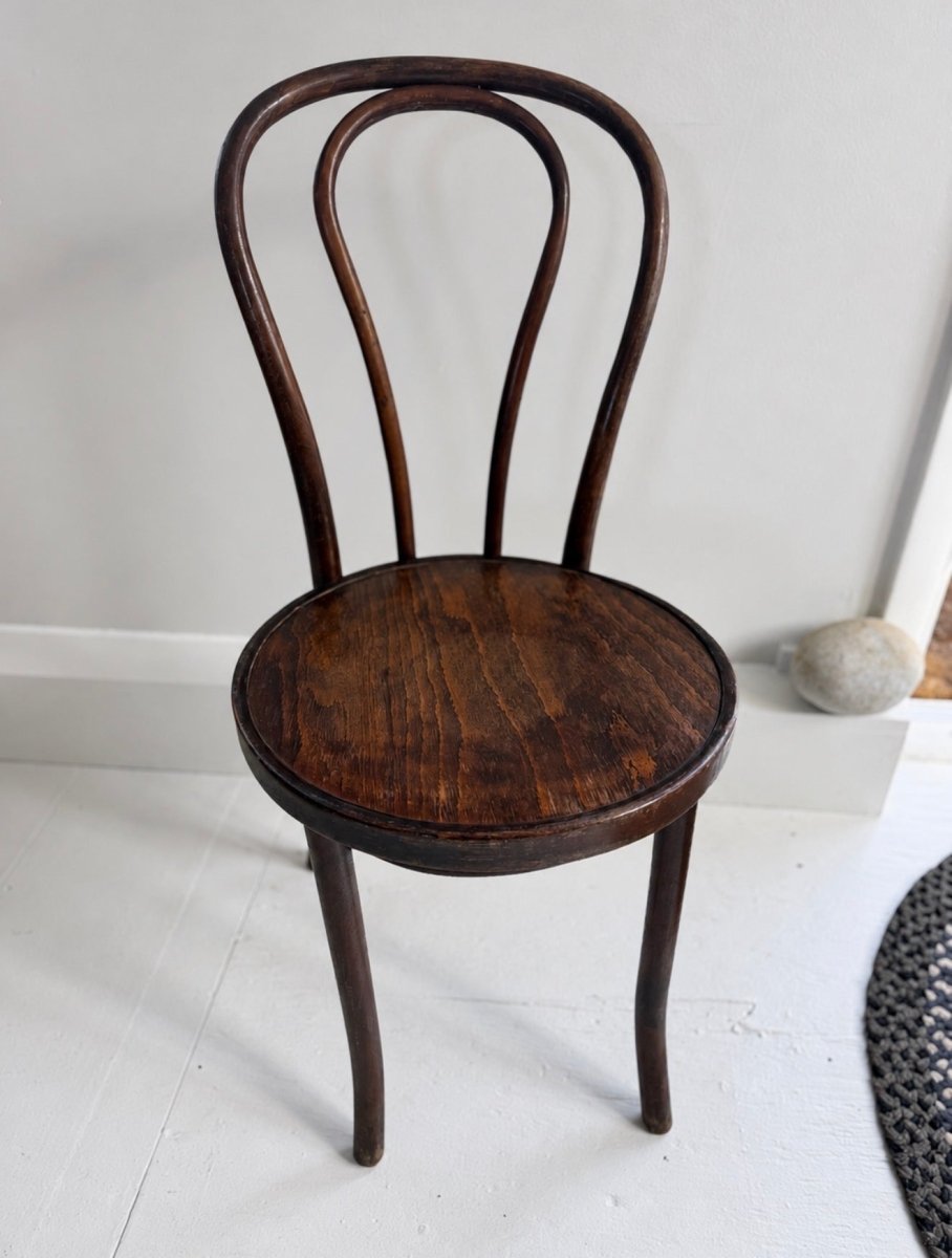 VTG Bentwood Chair - Curve Back - Diamonds & Rust