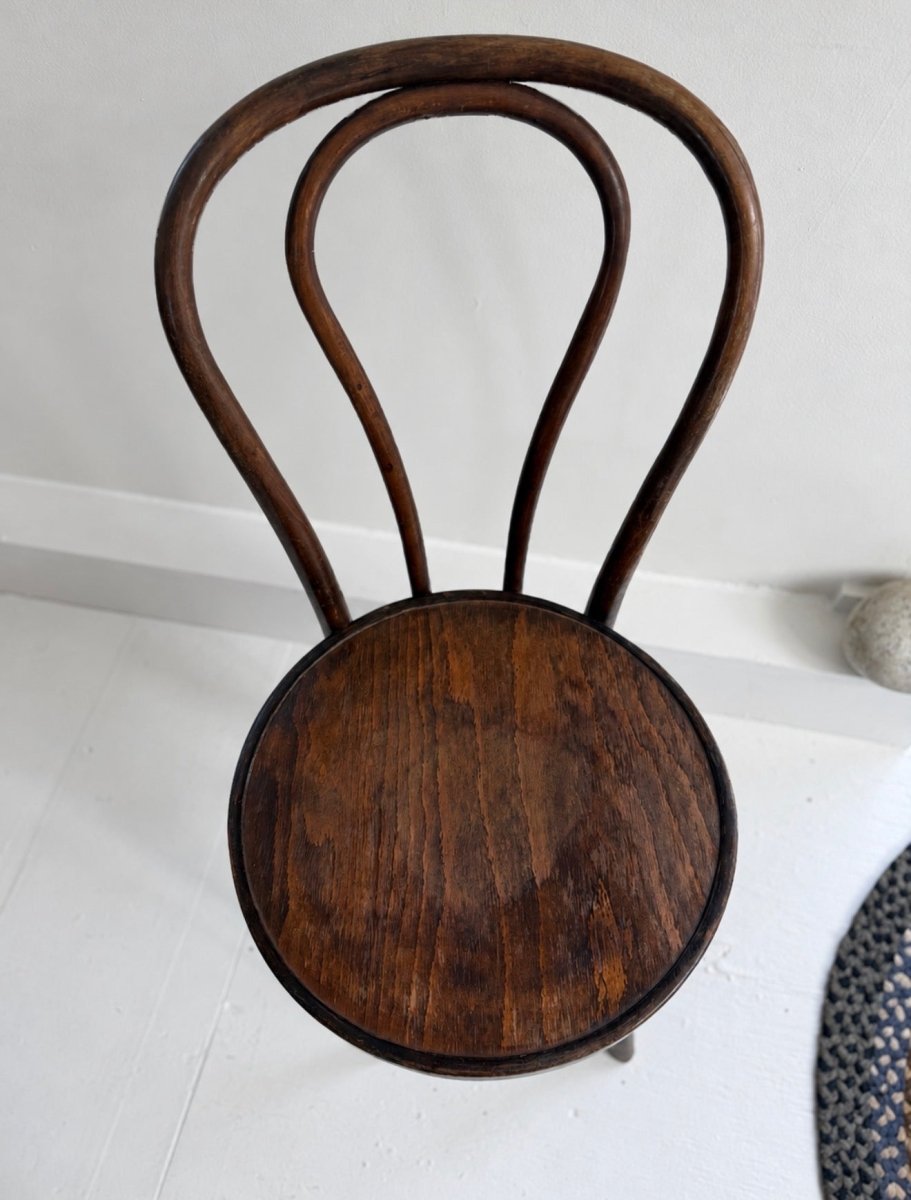 VTG Bentwood Chair - Curve Back - Diamonds & Rust