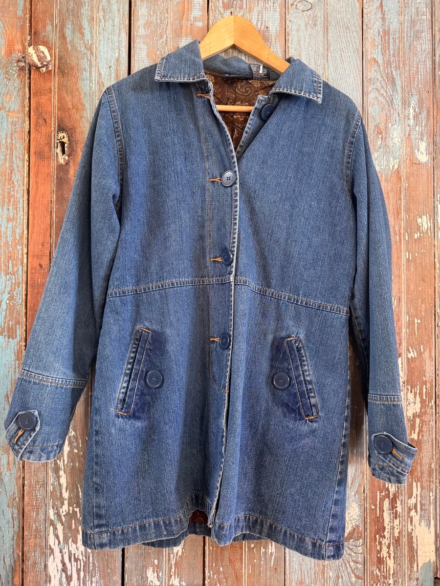VTG Bill Blass Denim Jacket - Diamonds & Rust