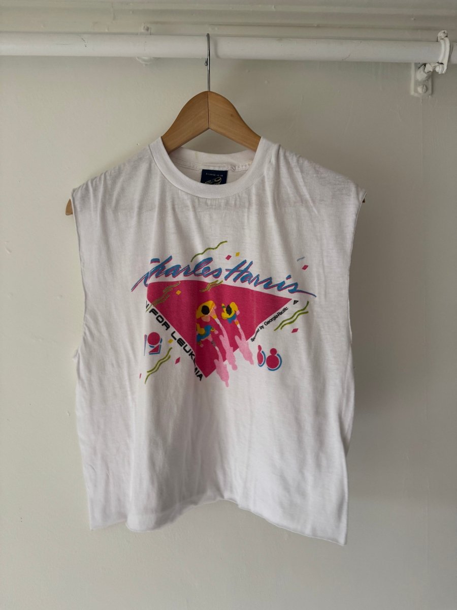 VTG Charles Harris 1988 Cropped Tee - Diamonds & Rust