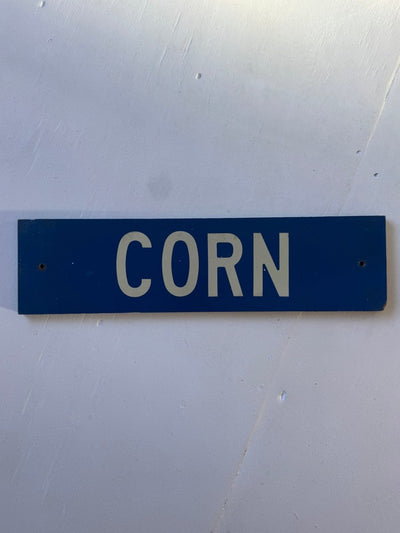 VTG CORN Farm Stand Sign - Diamonds & Rust