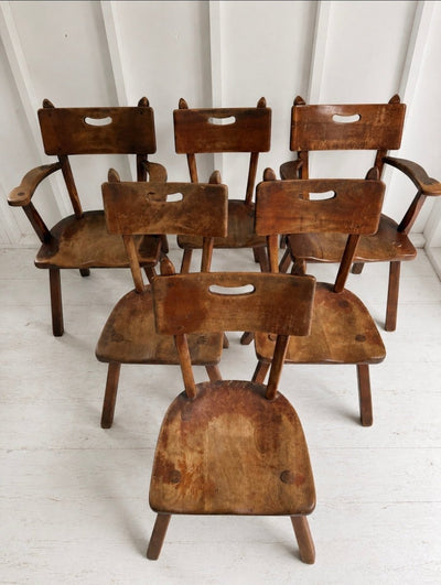 VTG Cushman Colonial Creations - Malden - Set of 6 - Diamonds & Rust