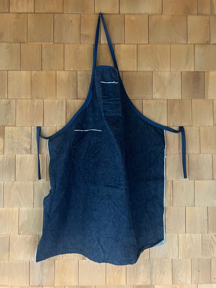 VINTAGE DENIM APRON ② VTG Denim Apron - Diamonds & Rust