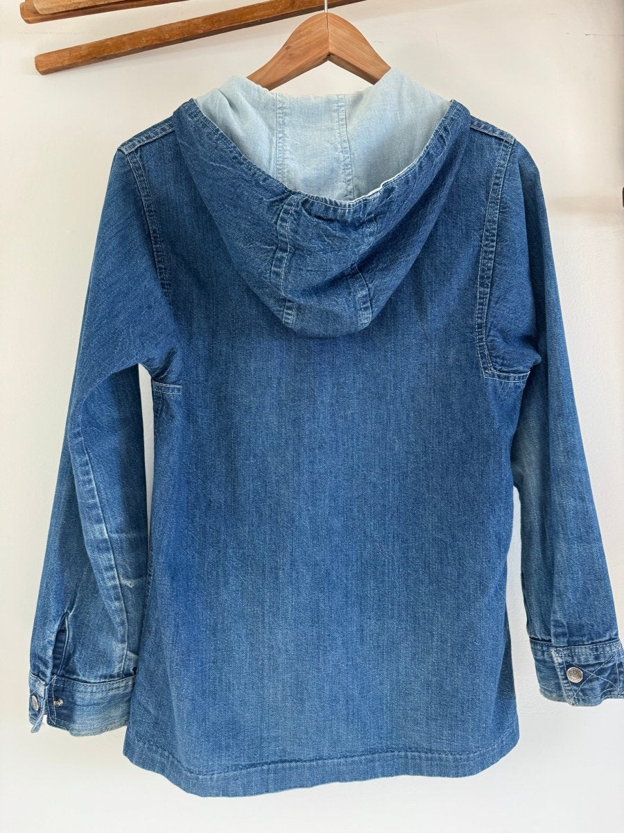 VTG Denim Hooded Jacket - Diamonds & Rust