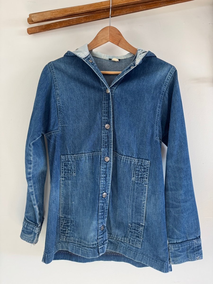 VTG Denim Hooded Jacket - Diamonds & Rust