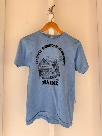 VTG Downtown So. Monmouth MAINE Tee Shirt - Diamonds & Rust