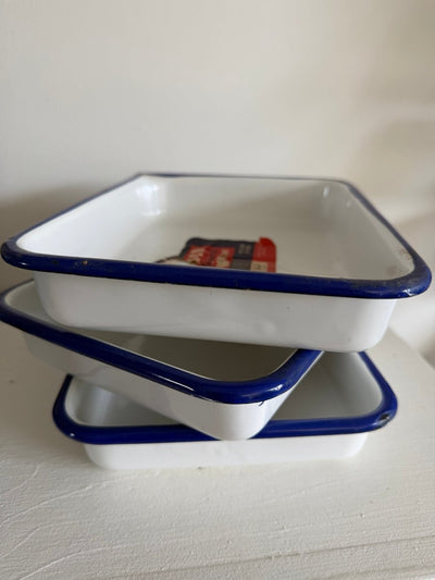 VTG Enameled Cecso White Photo Tray - DEAD STOCK - Diamonds & Rust