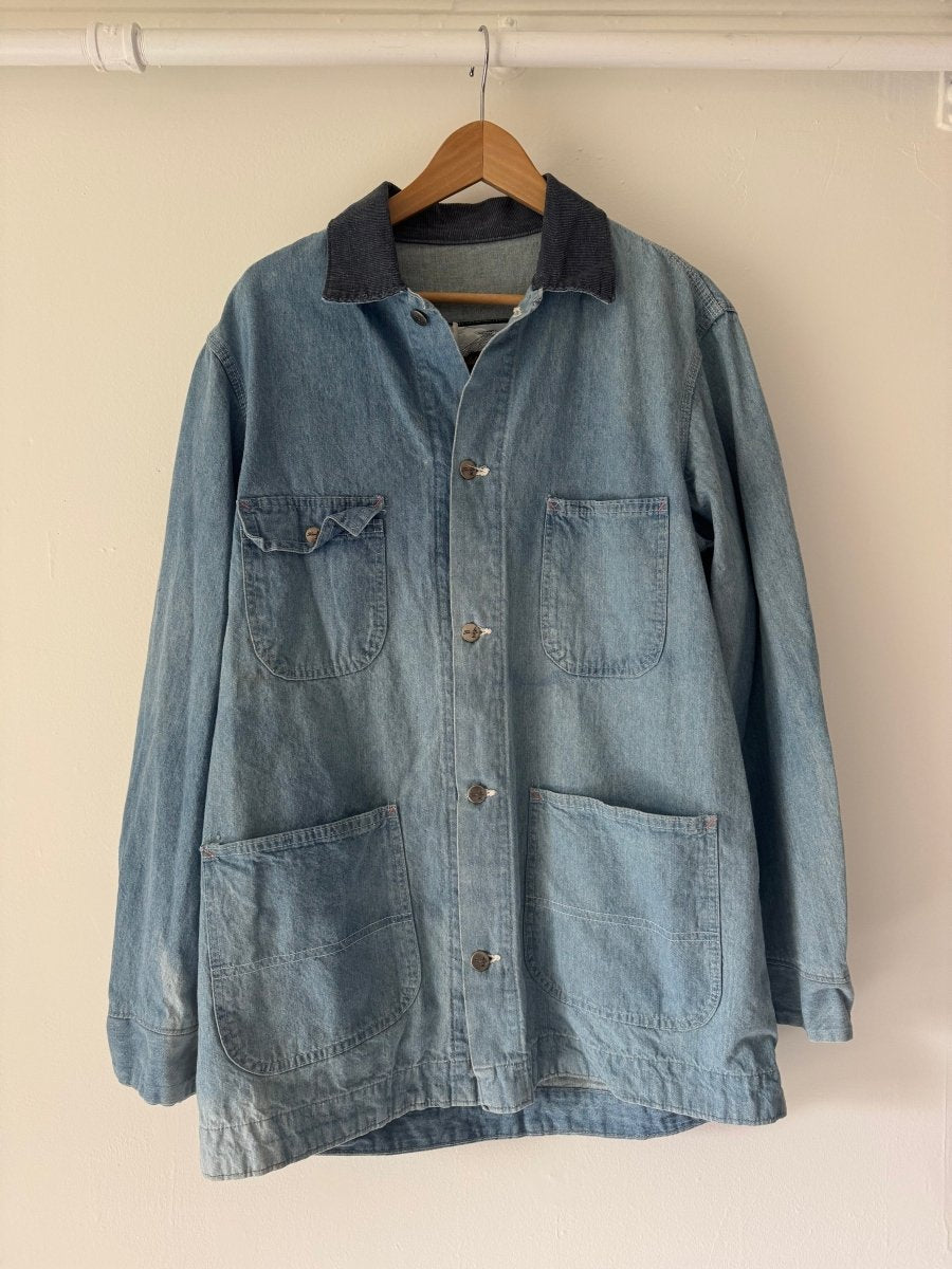 VTG Field Master Denim Chore Coat - Light - Diamonds & Rust
