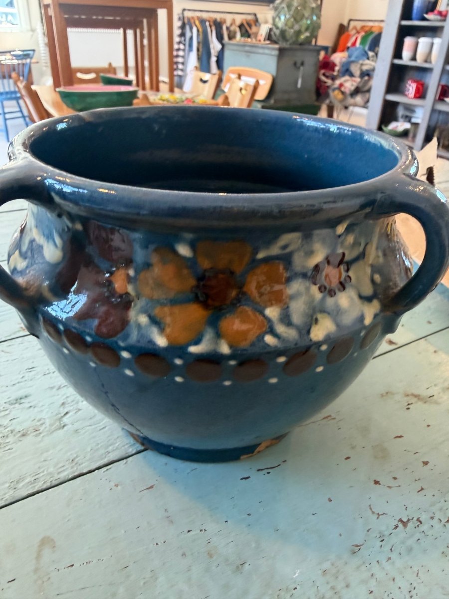 VTG French Glazed Earthenware • Made in France - Diamonds & Rust