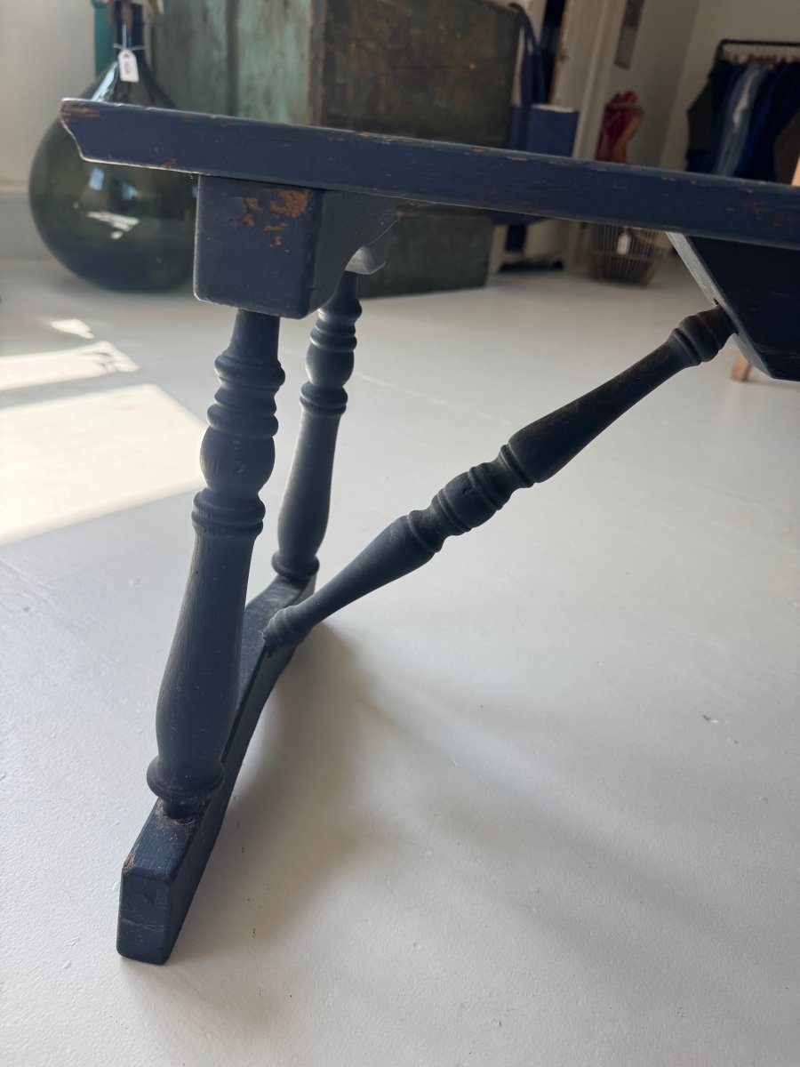 VTG Navy Blue Bench - Diamonds & Rust