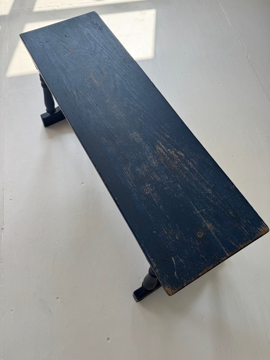 VTG Navy Blue Bench - Diamonds & Rust