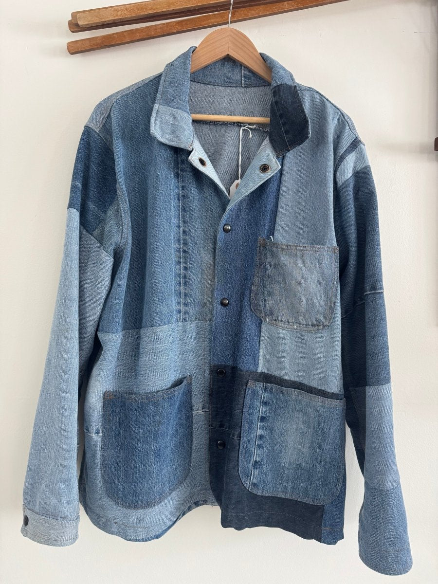 VTG Patchowrk Chore Coat - One Of A Kind - Diamonds & Rust
