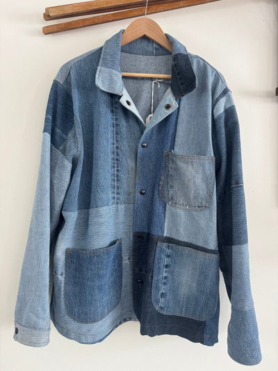 VTG Patchowrk Chore Coat - One Of A Kind - Diamonds & Rust