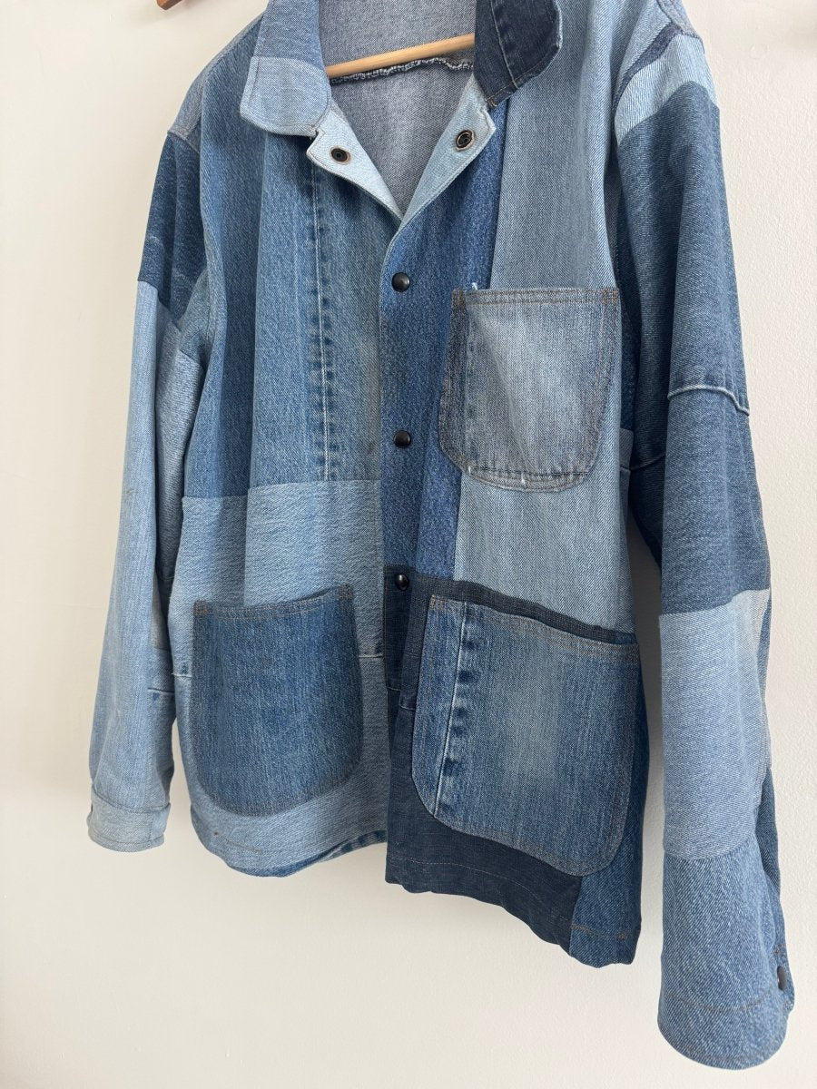 VTG Patchowrk Chore Coat - One Of A Kind - Diamonds & Rust