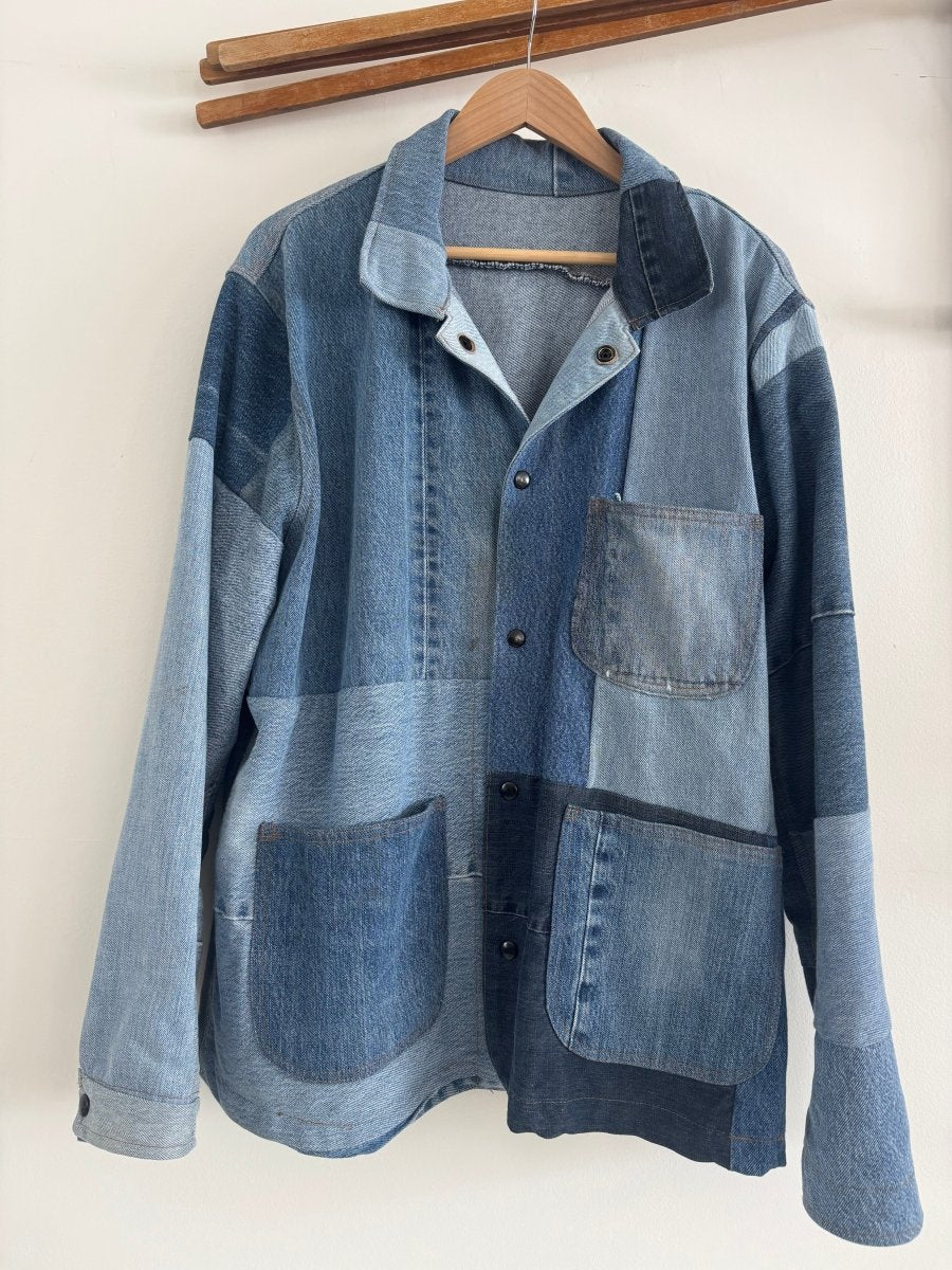 VTG Patchowrk Chore Coat - One Of A Kind - Diamonds & Rust