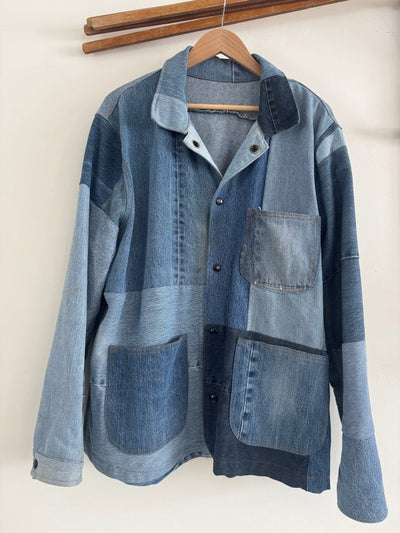 VTG Patchowrk Chore Coat - One Of A Kind - Diamonds & Rust