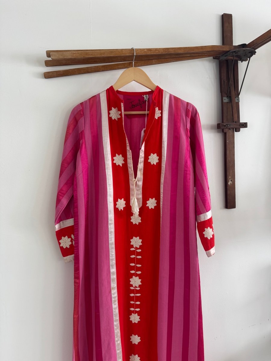 VTG Pink + Orange Caftan 60s - Diamonds & Rust