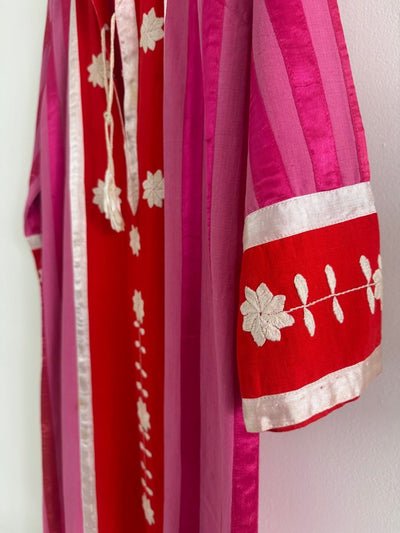 VTG Pink + Orange Caftan 60s - Diamonds & Rust