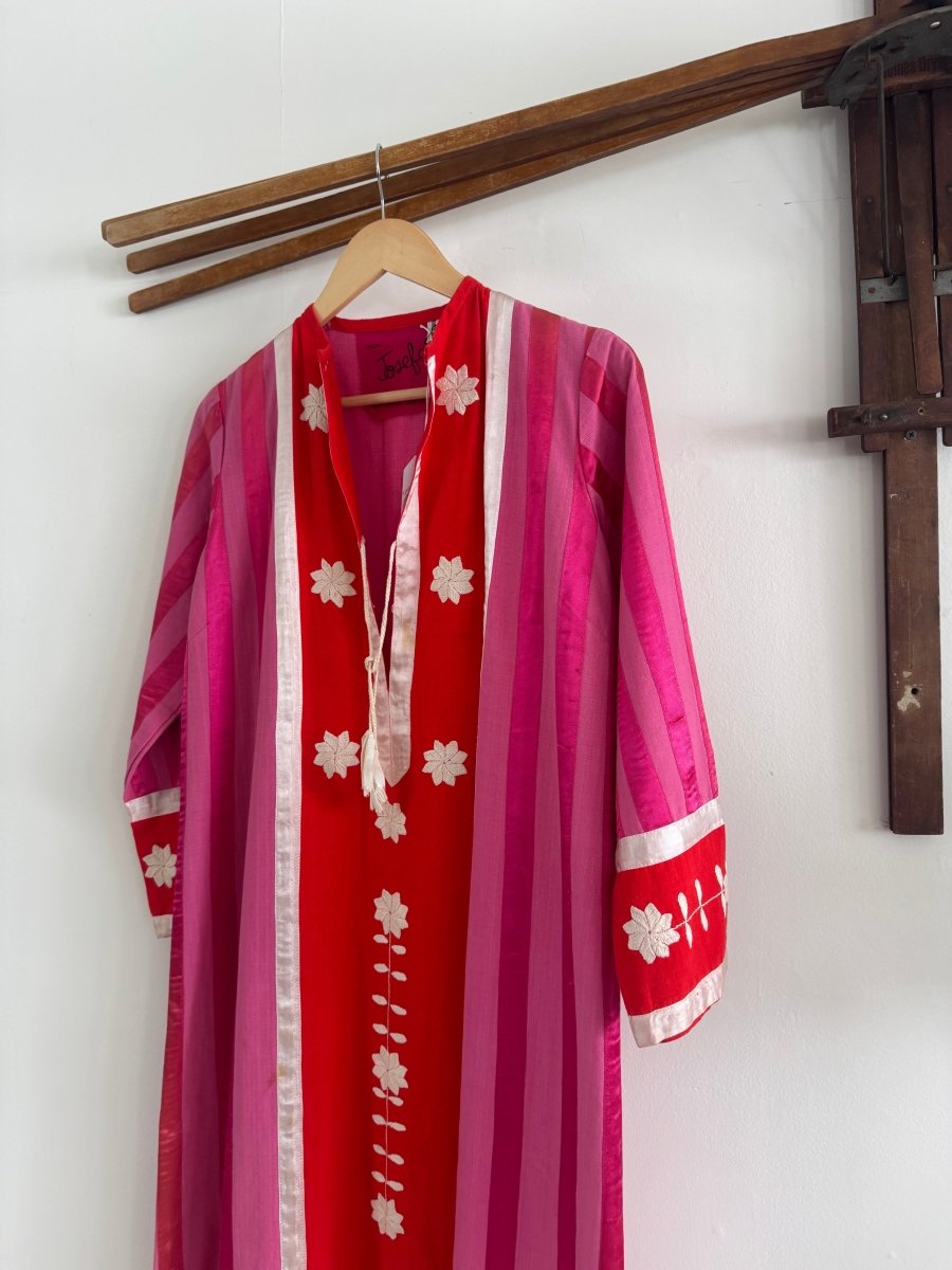 VTG Pink + Orange Caftan 60s - Diamonds & Rust