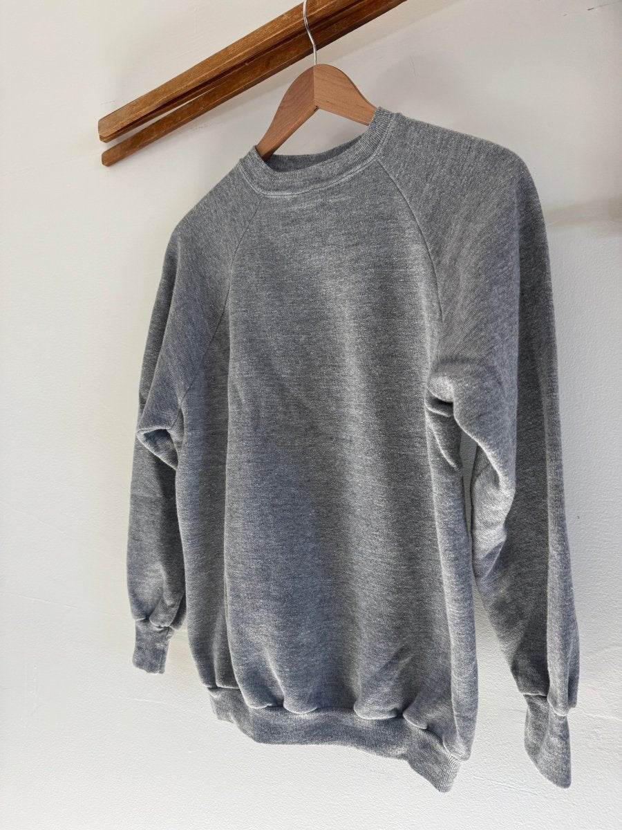 VTG Raglan - Heather Grey - Diamonds & Rust